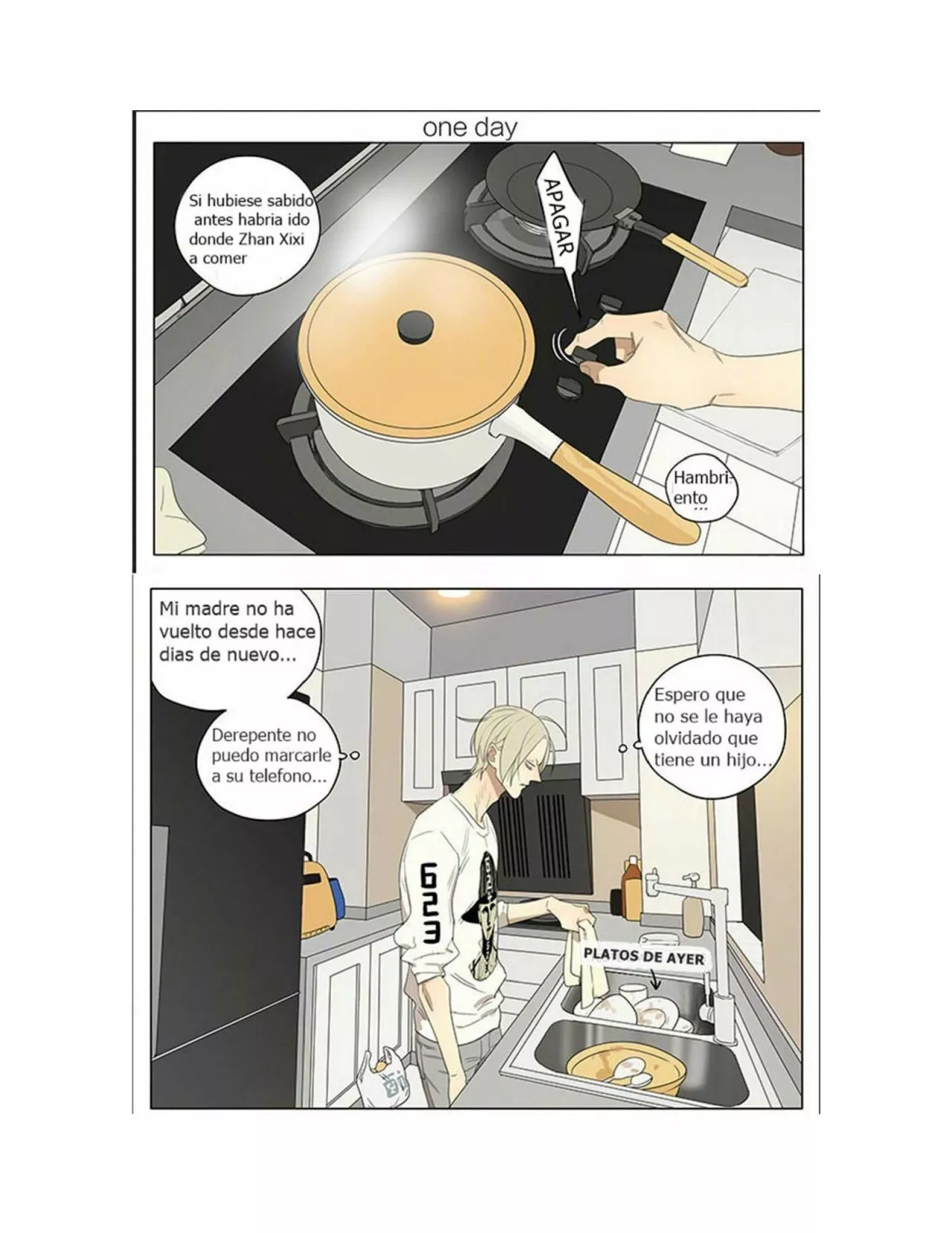 Página 1 del Manga