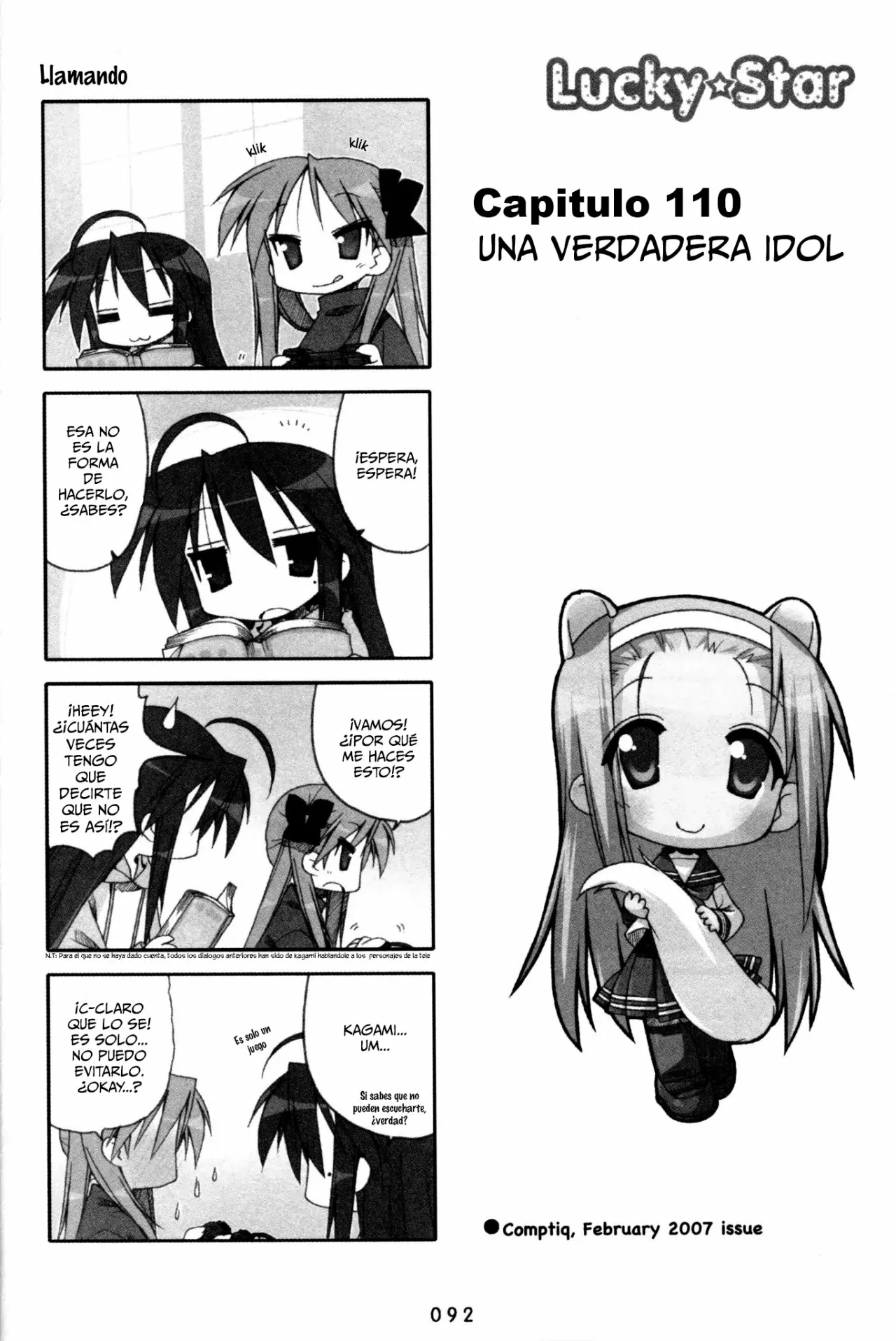 Página 1 del Manga