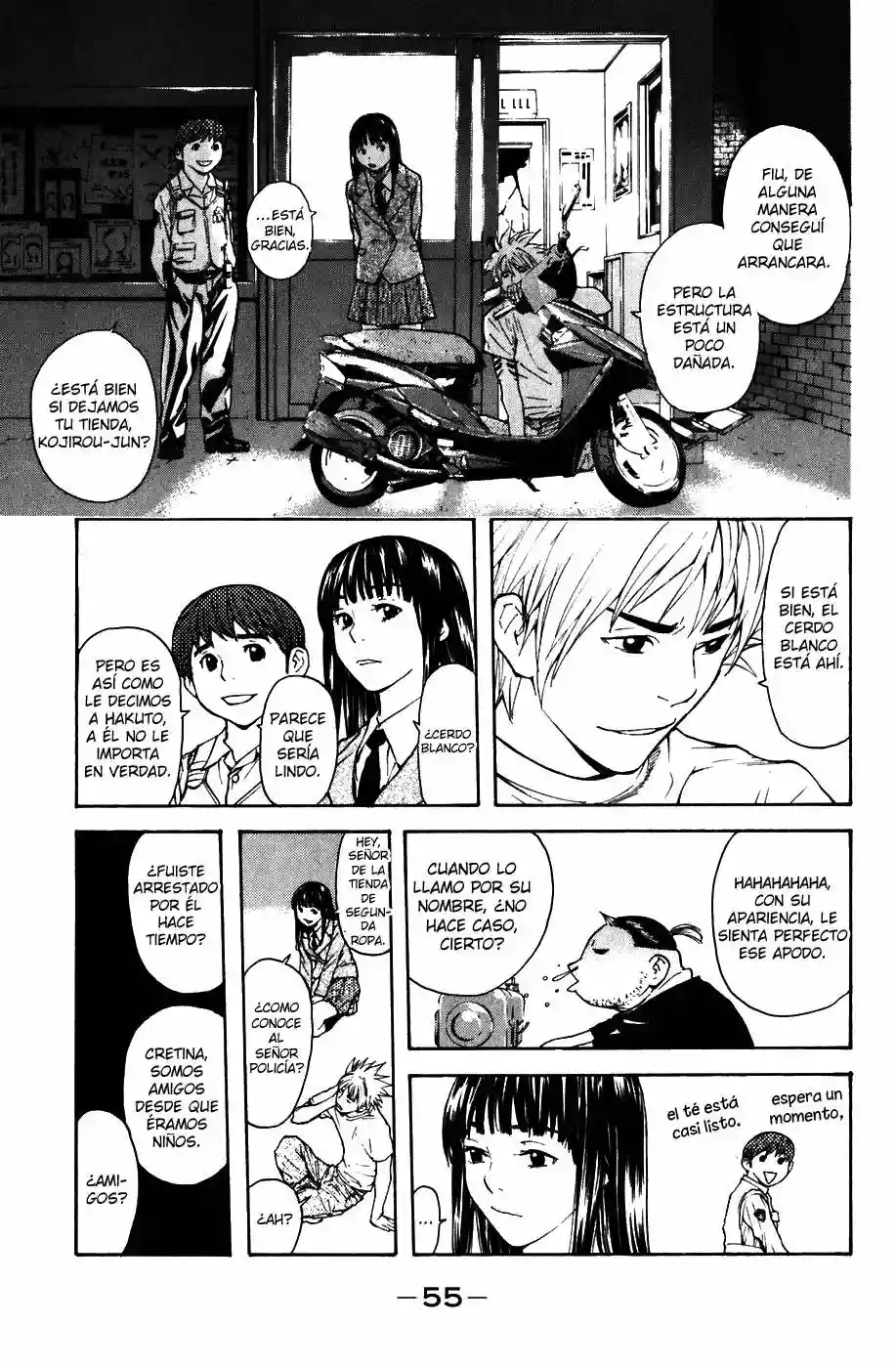 Página 55 del Manga
