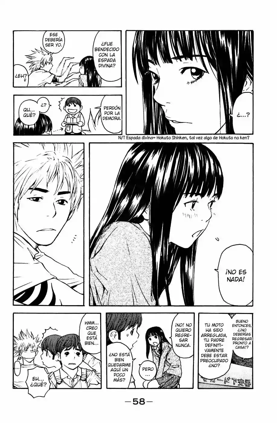 Página 58 del Manga