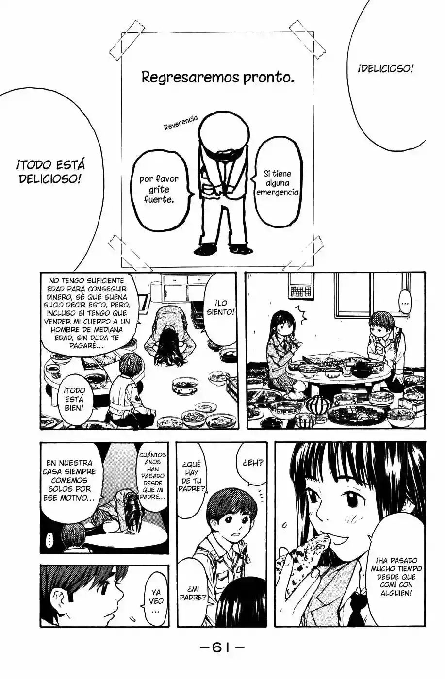 Página 61 del Manga