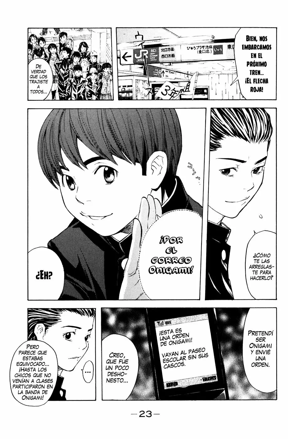 Página 23 del Manga