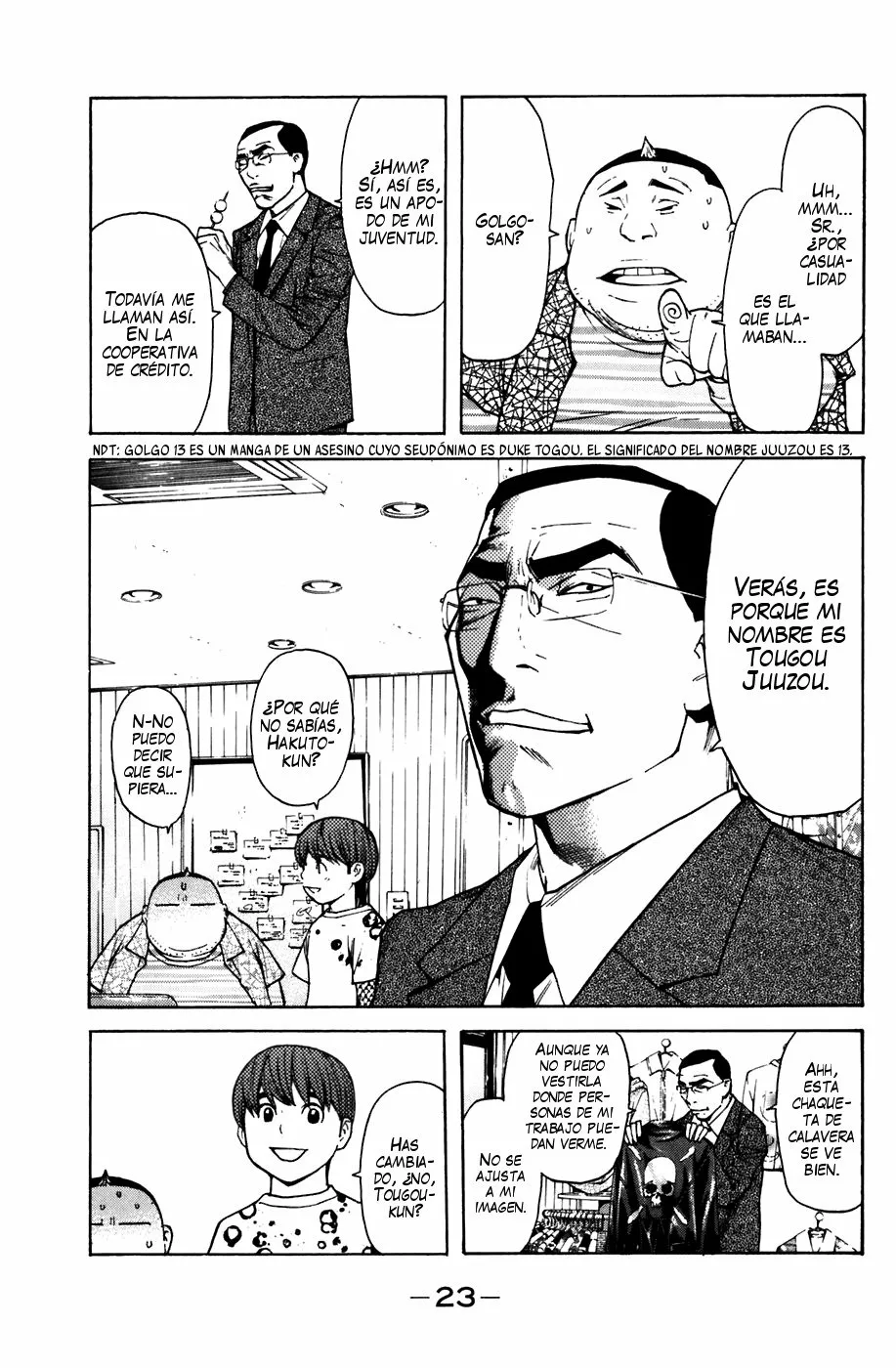 Página 22 del Manga