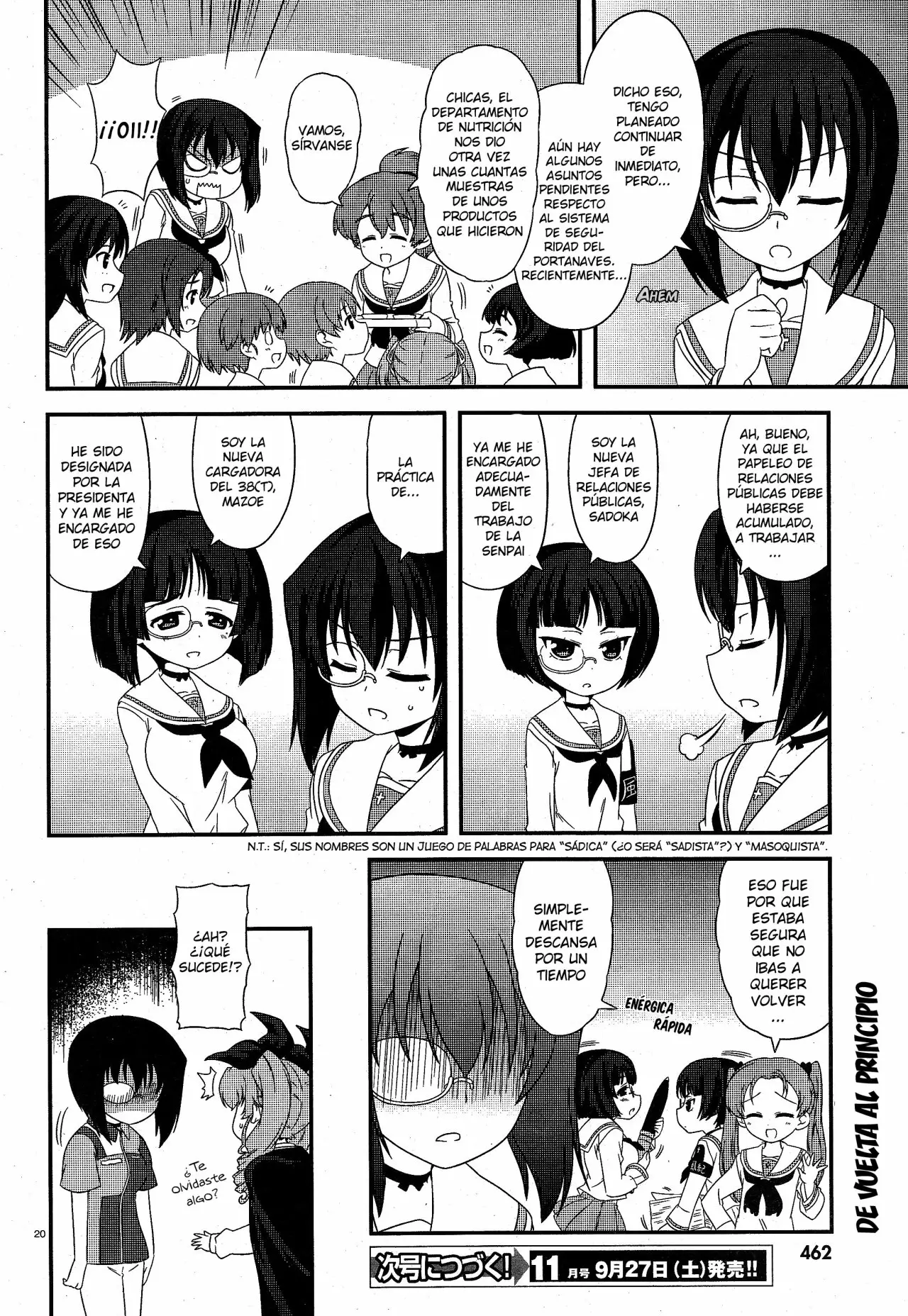 Página 20 del Manga