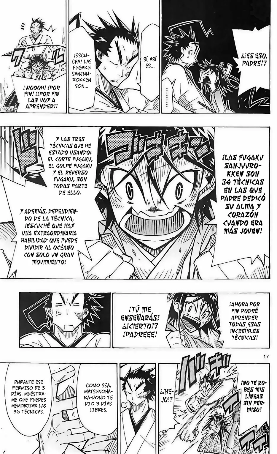 Página 17 del Manga