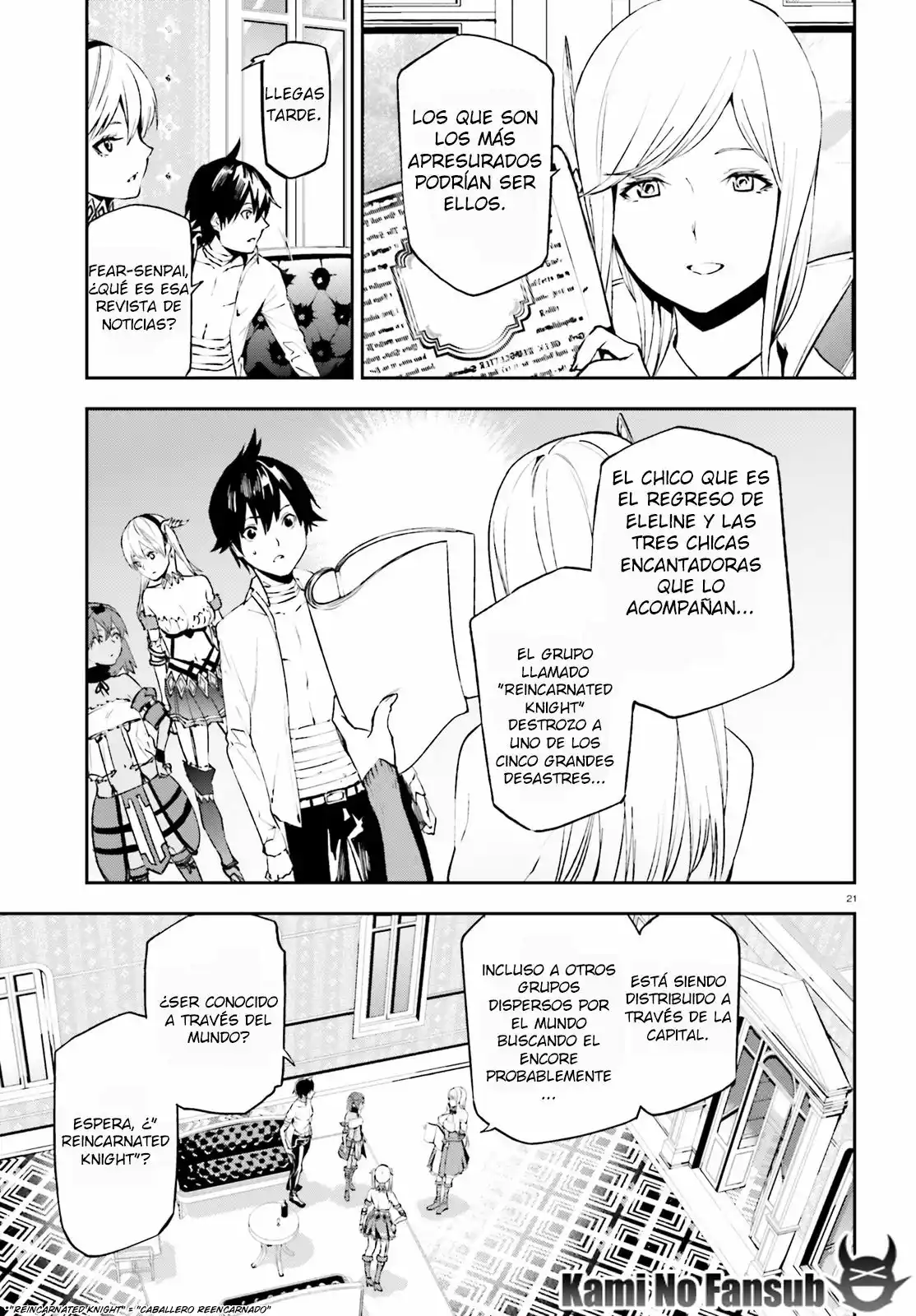 Página 21 del Manga