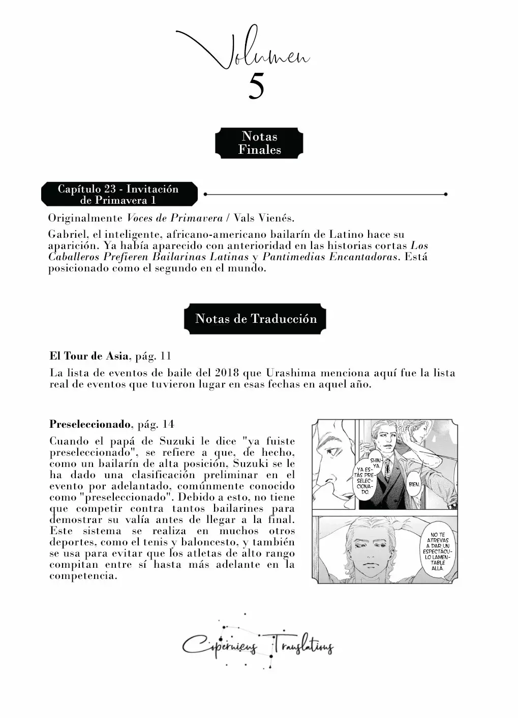 Página 23 del Manga