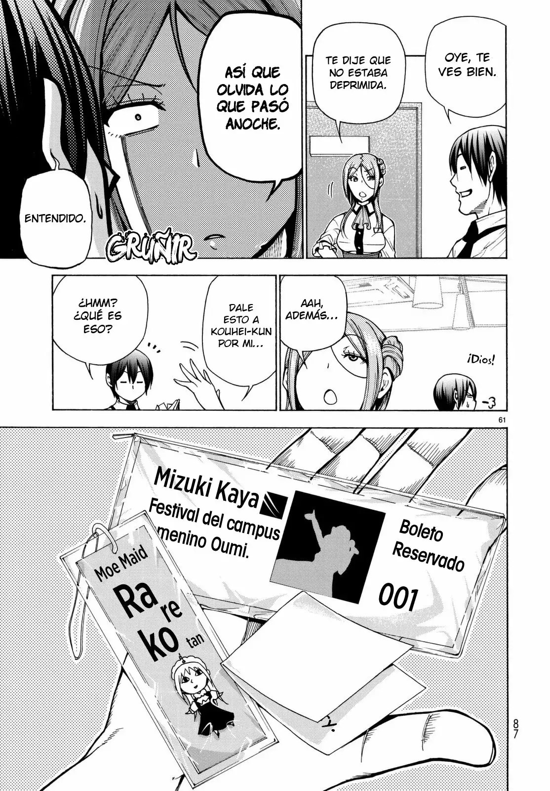 Página 61 del Manga