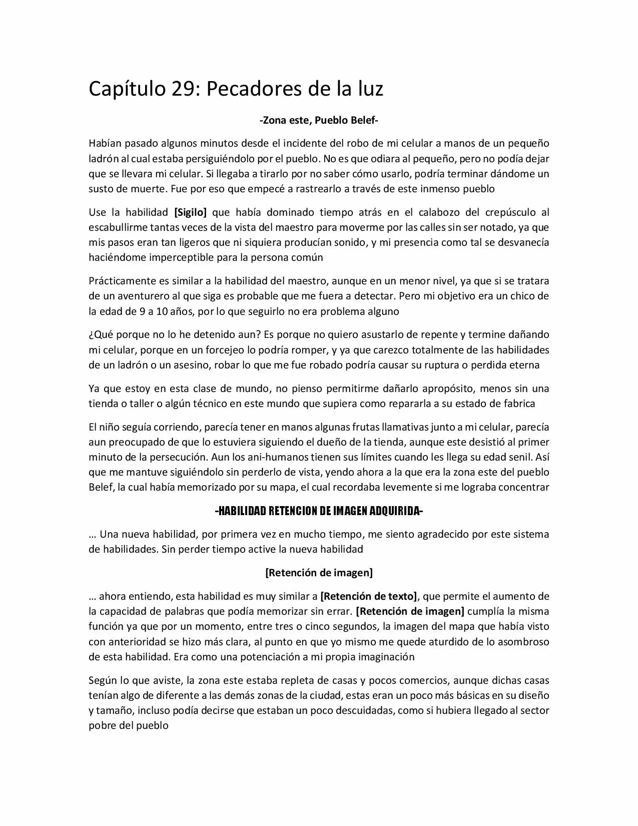 Página 20 del Manga