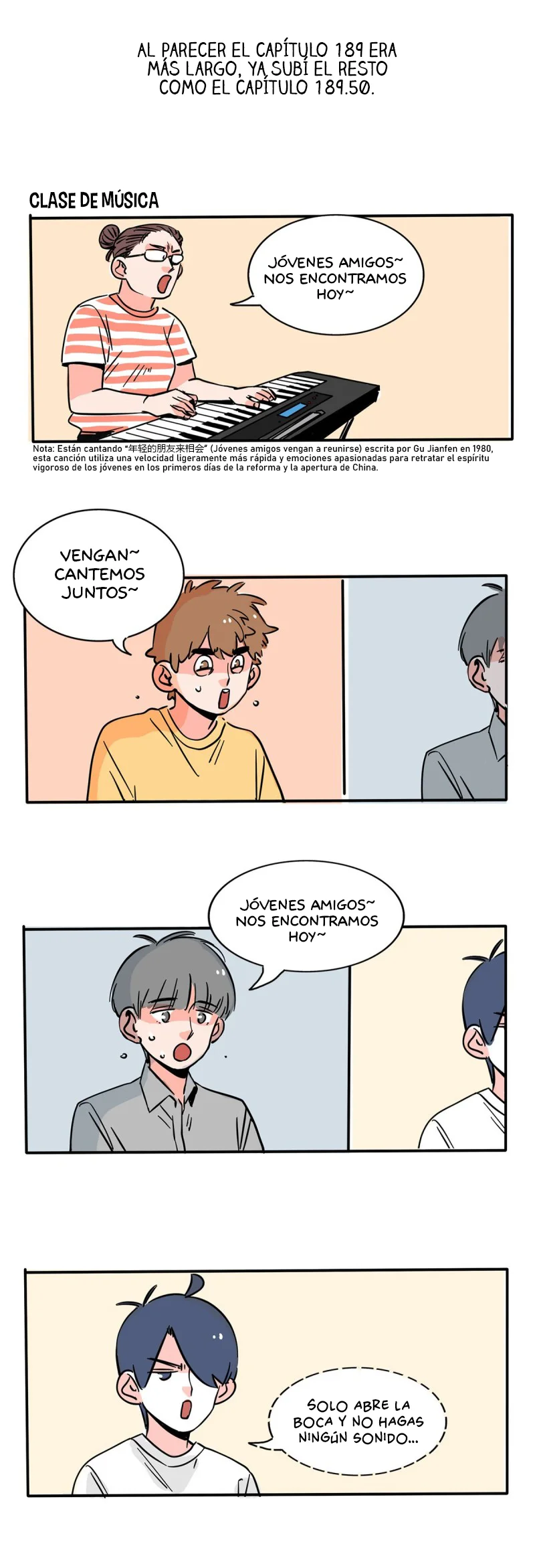 Página 1 del Manga