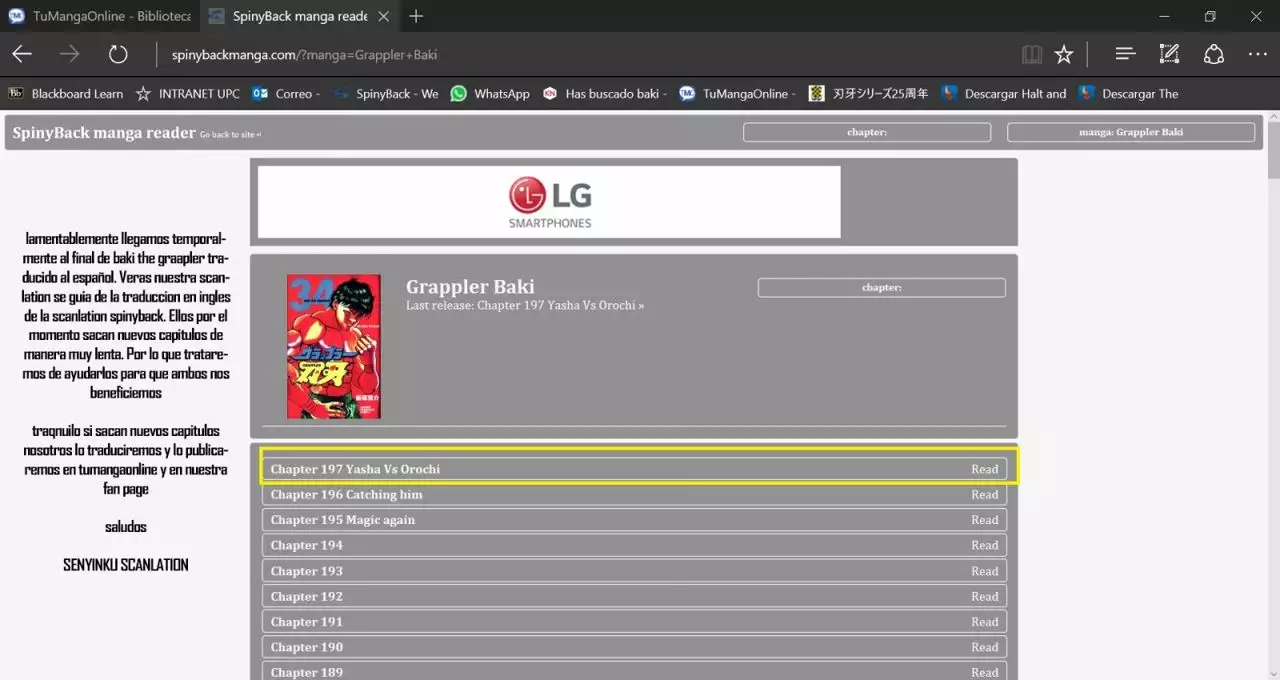 Página 28 del Manga