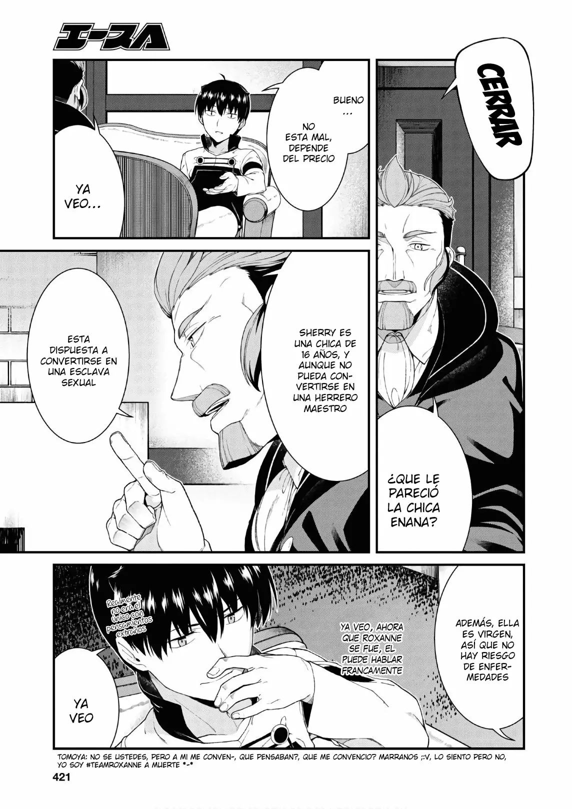 Página 17 del Manga