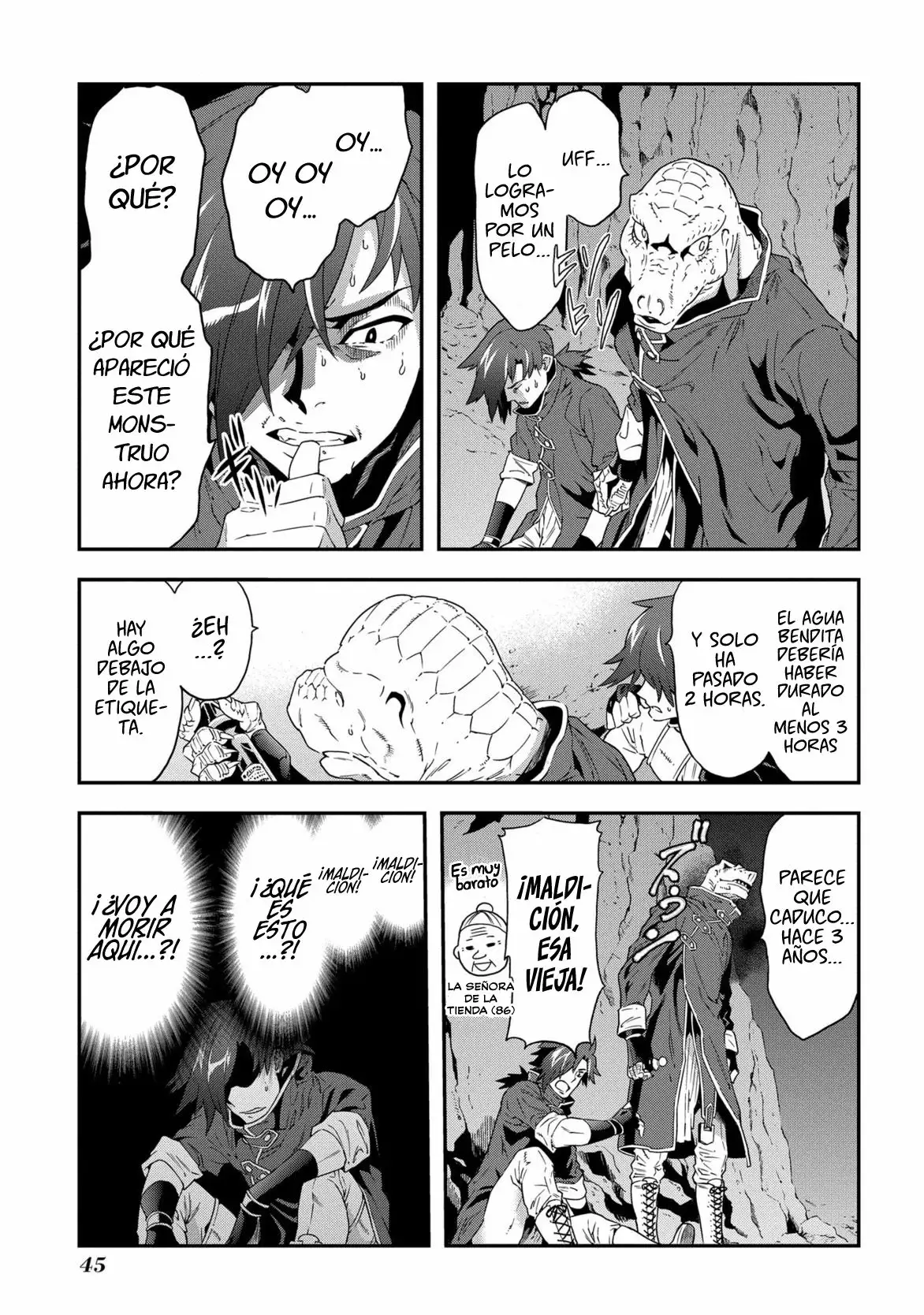 Página 45 del Manga