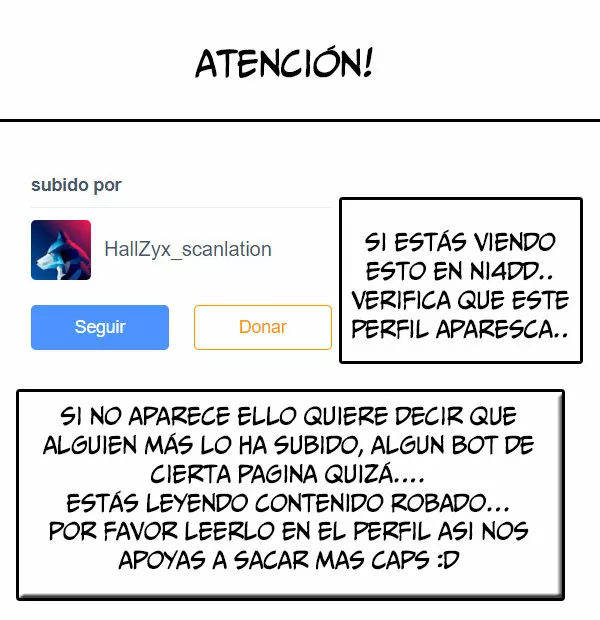 Página 1 del Manga