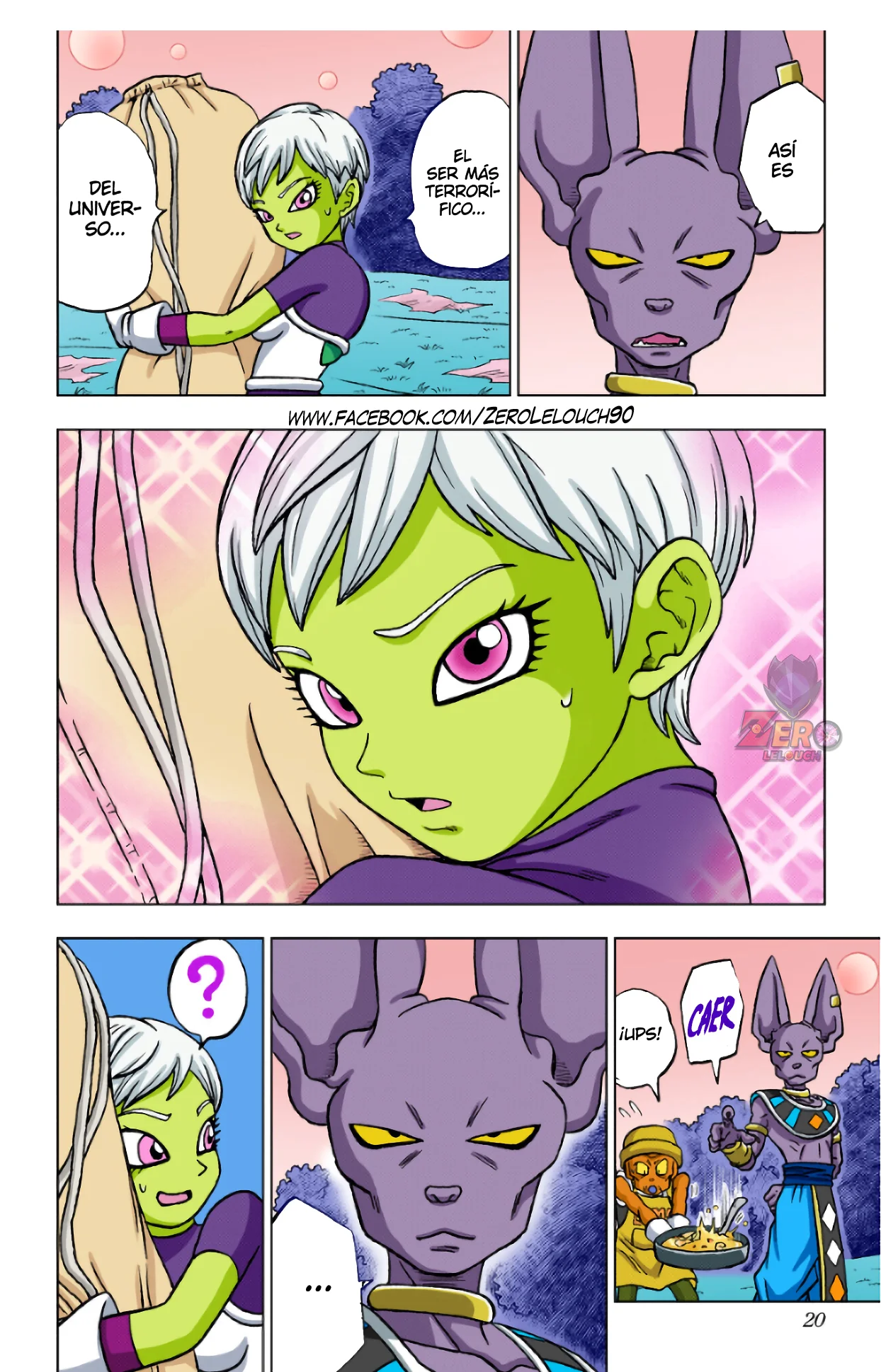 Página 20 del Manga