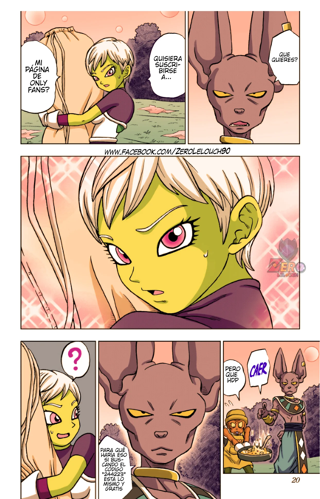 Página 21 del Manga