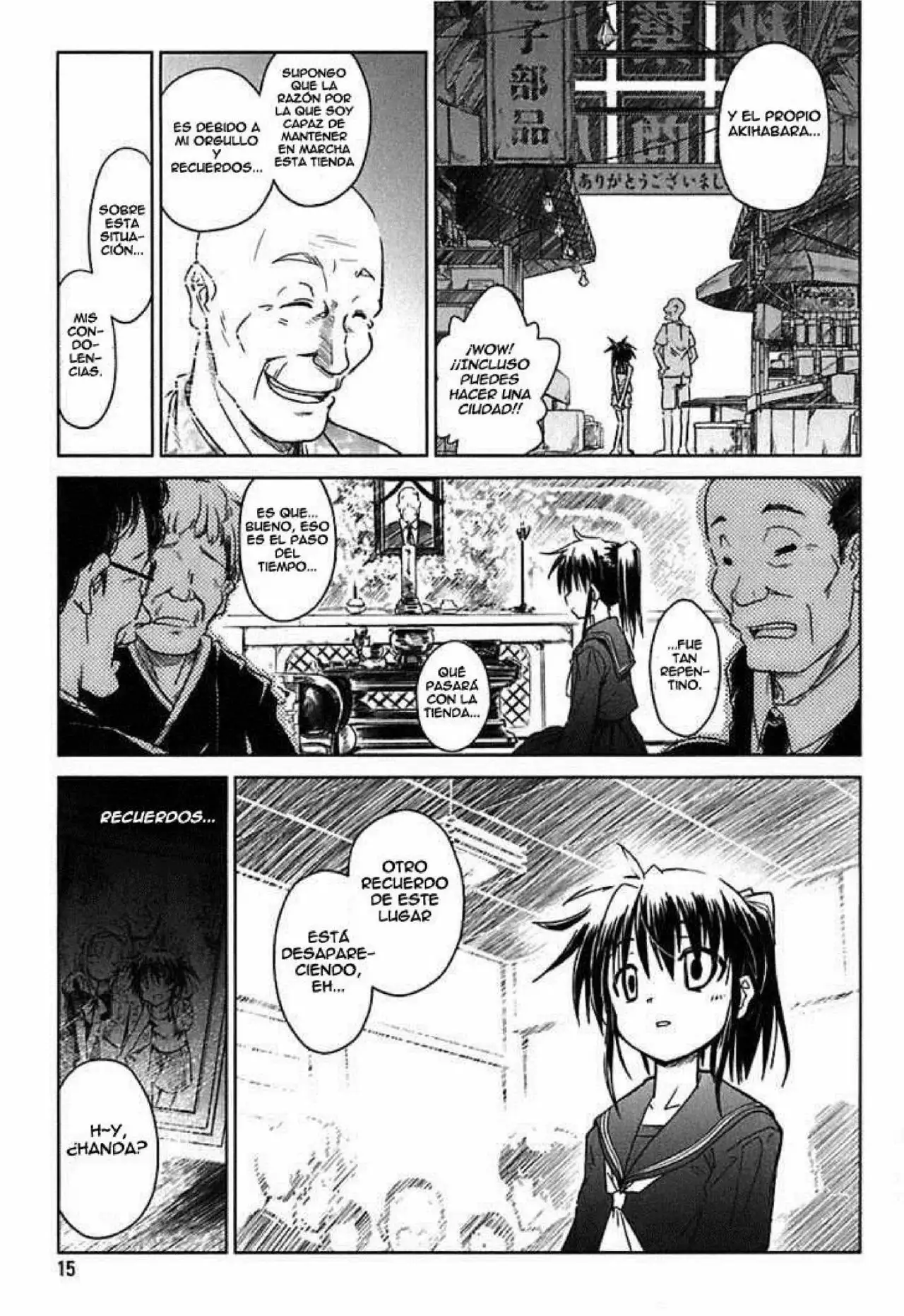 Página 15 del Manga