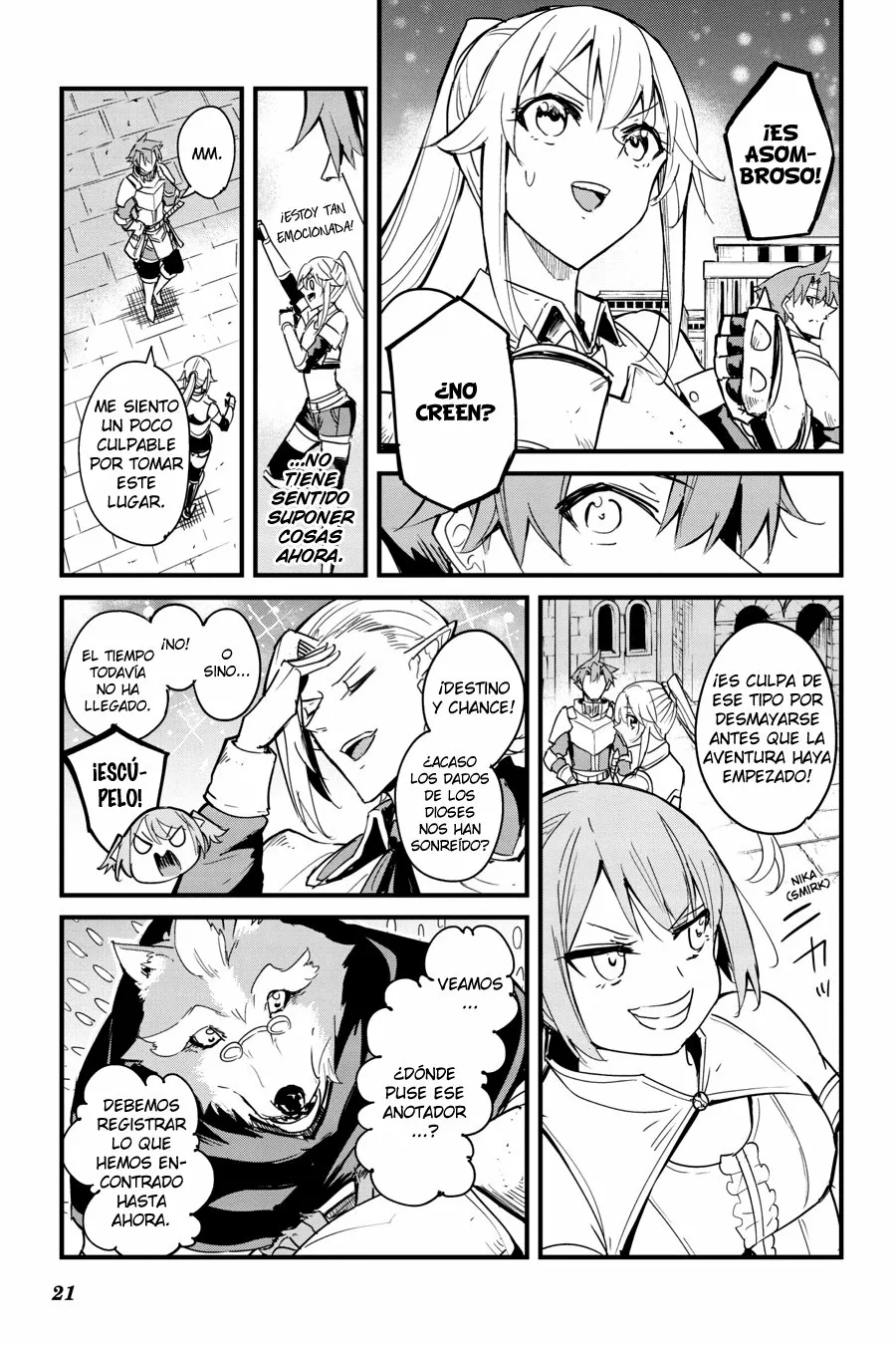 Página 21 del Manga