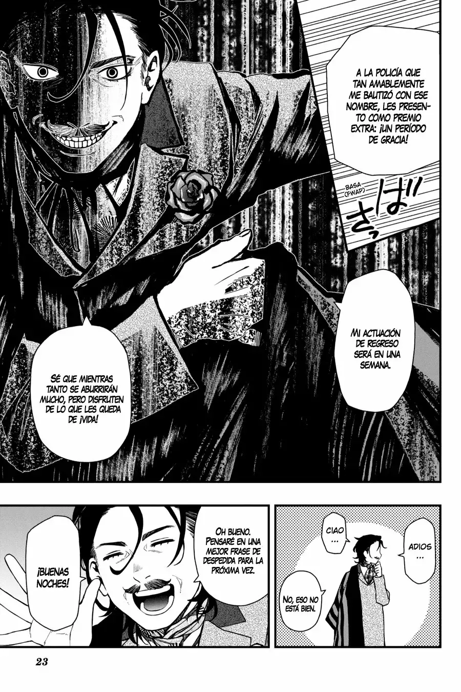 Página 23 del Manga