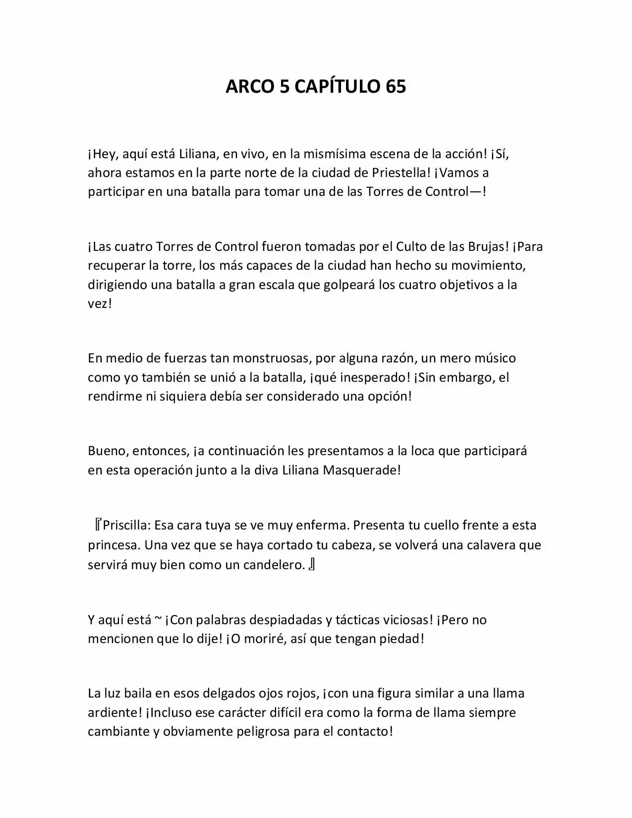 Página 1 del Manga