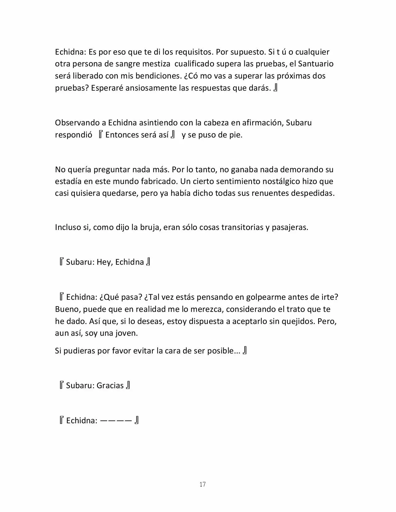 Página 17 del Manga