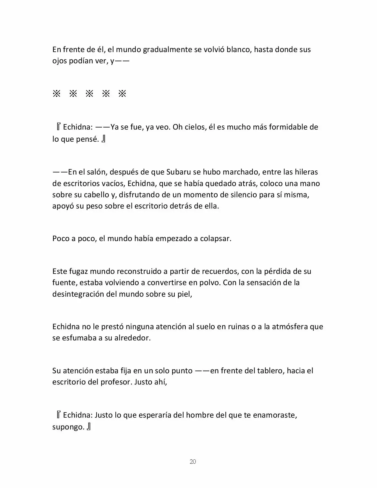 Página 20 del Manga