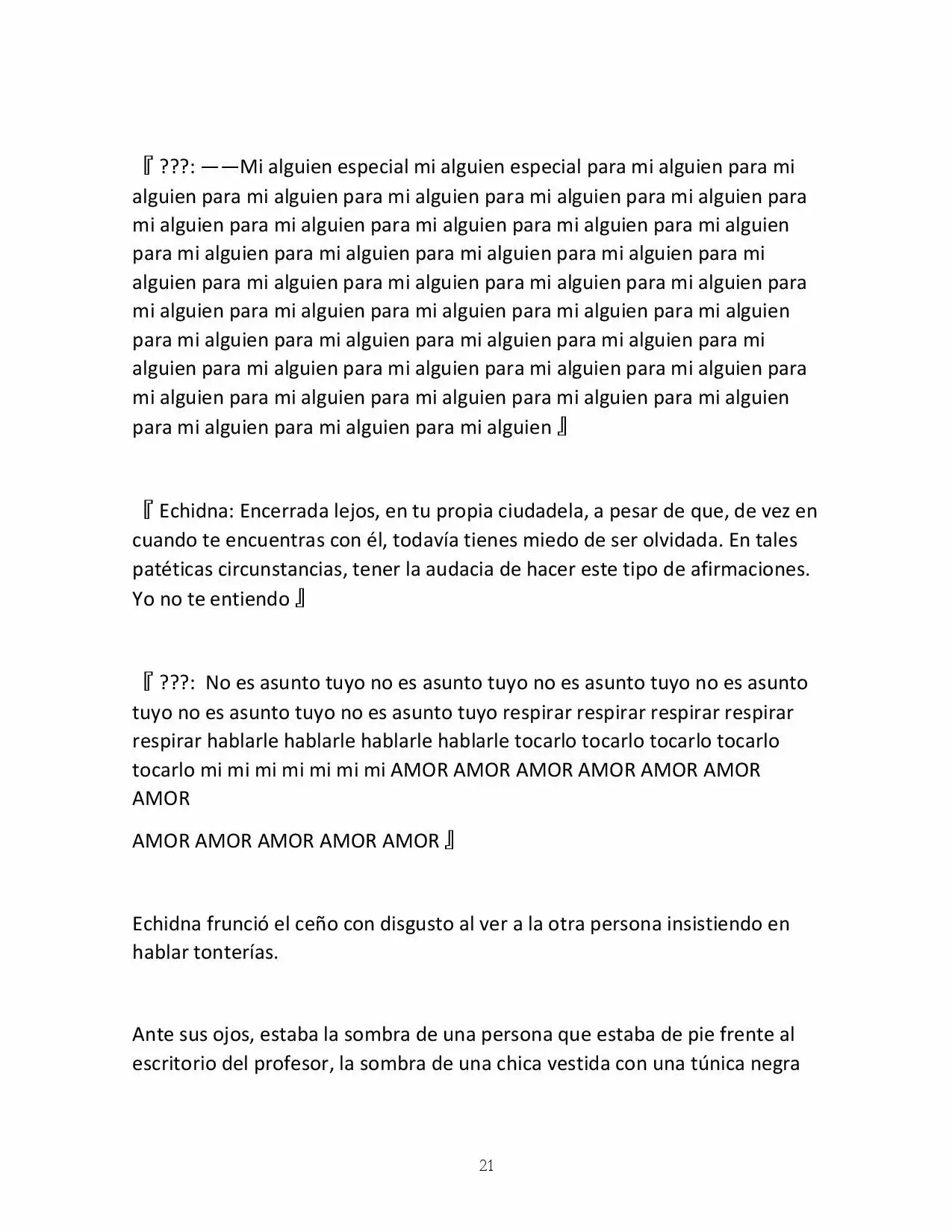 Página 21 del Manga