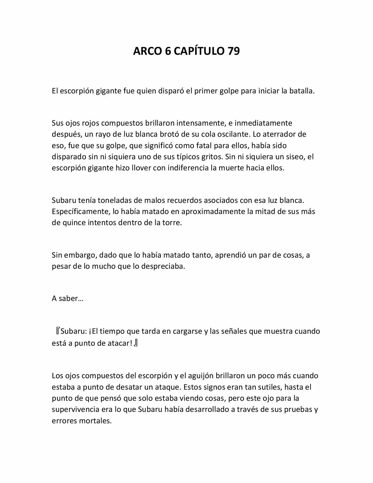Página 1 del Manga