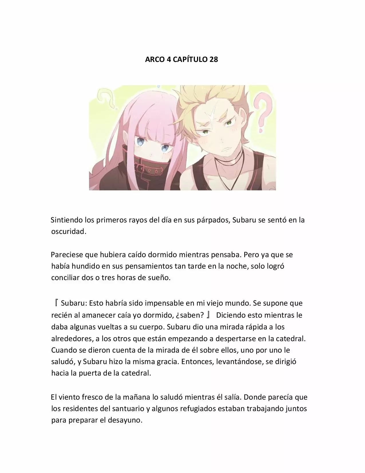 Página 1 del Manga