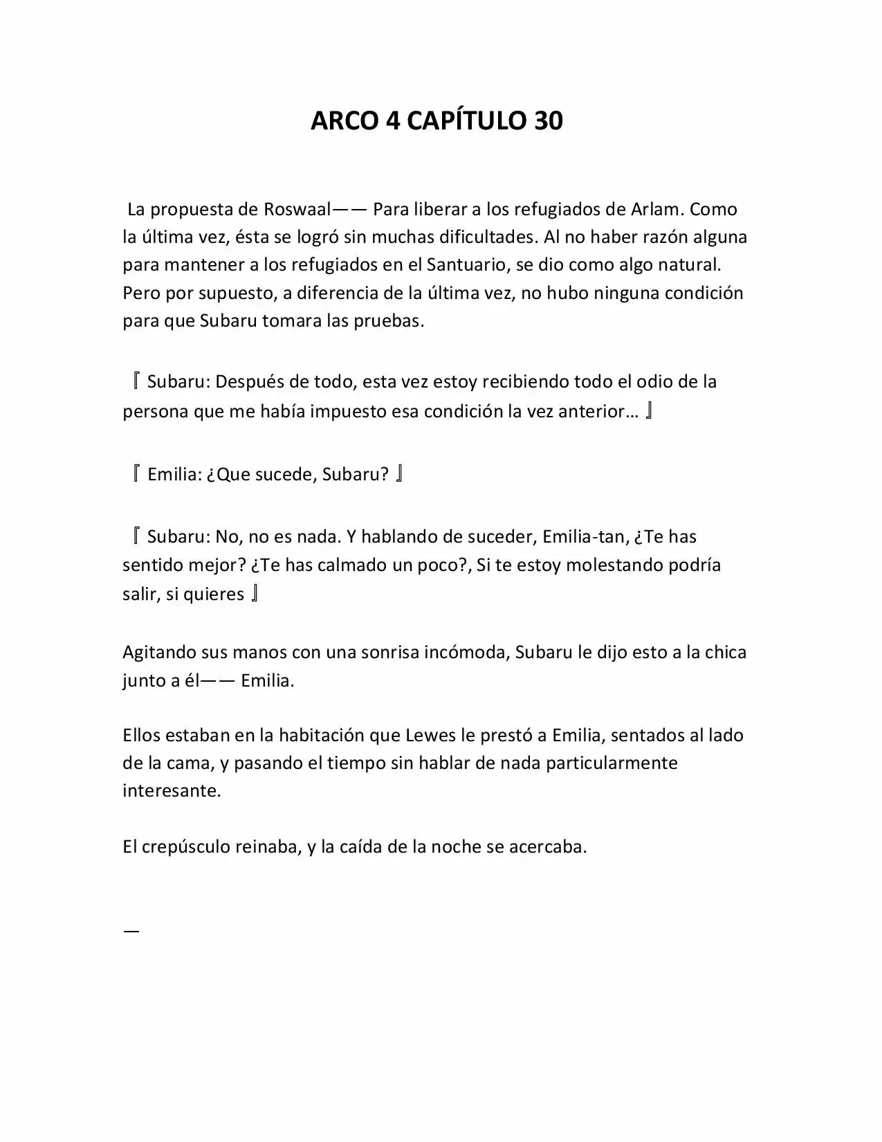 Página 1 del Manga