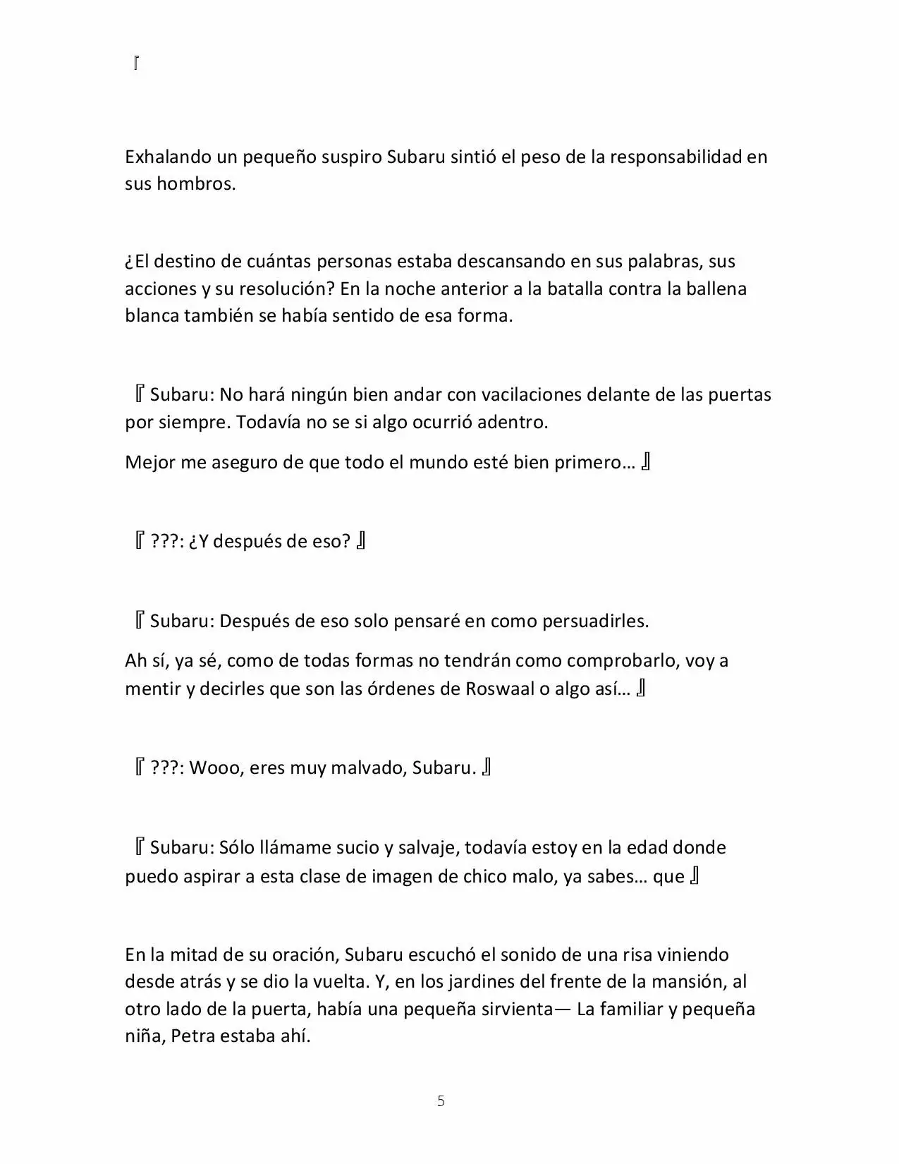 Página 5 del Manga