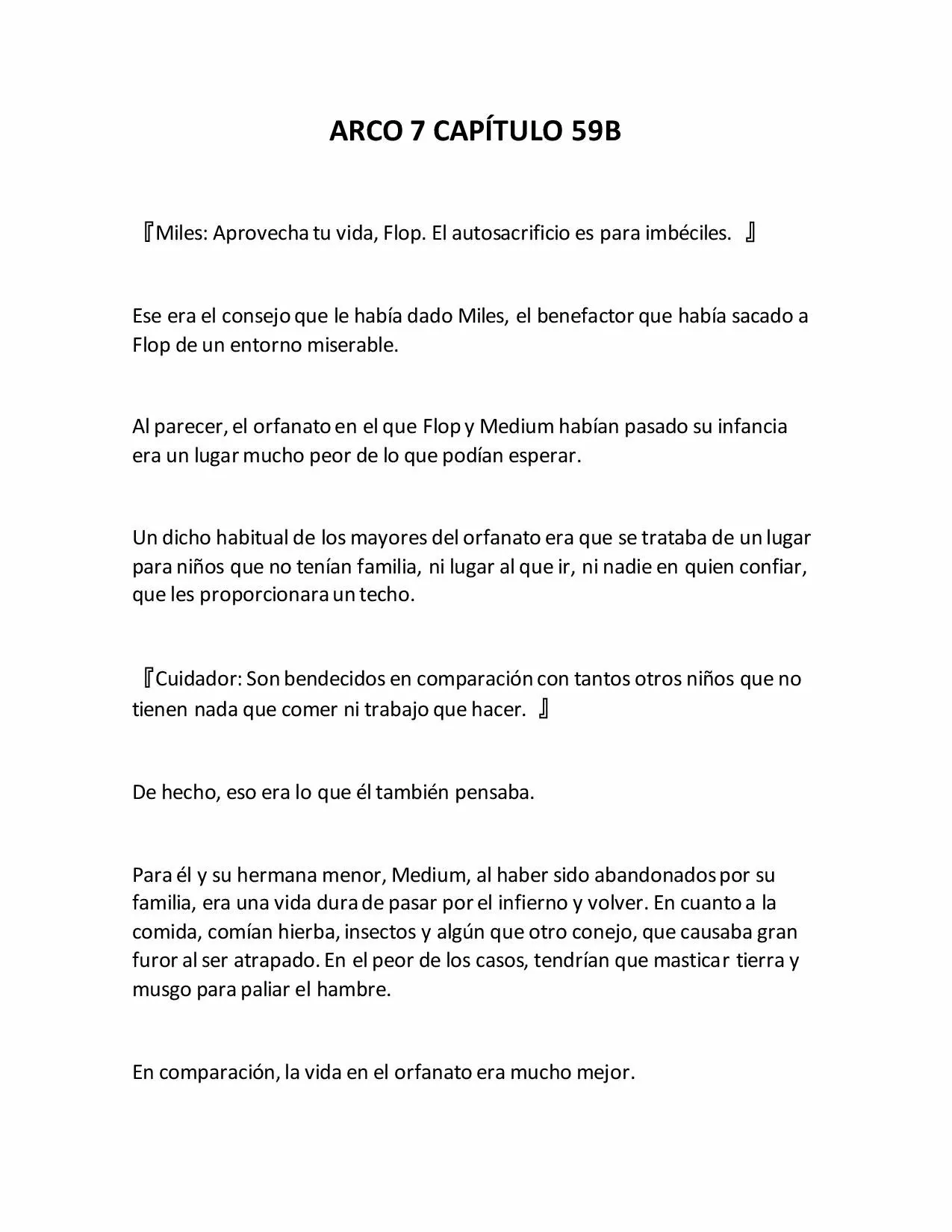 Página 1 del Manga