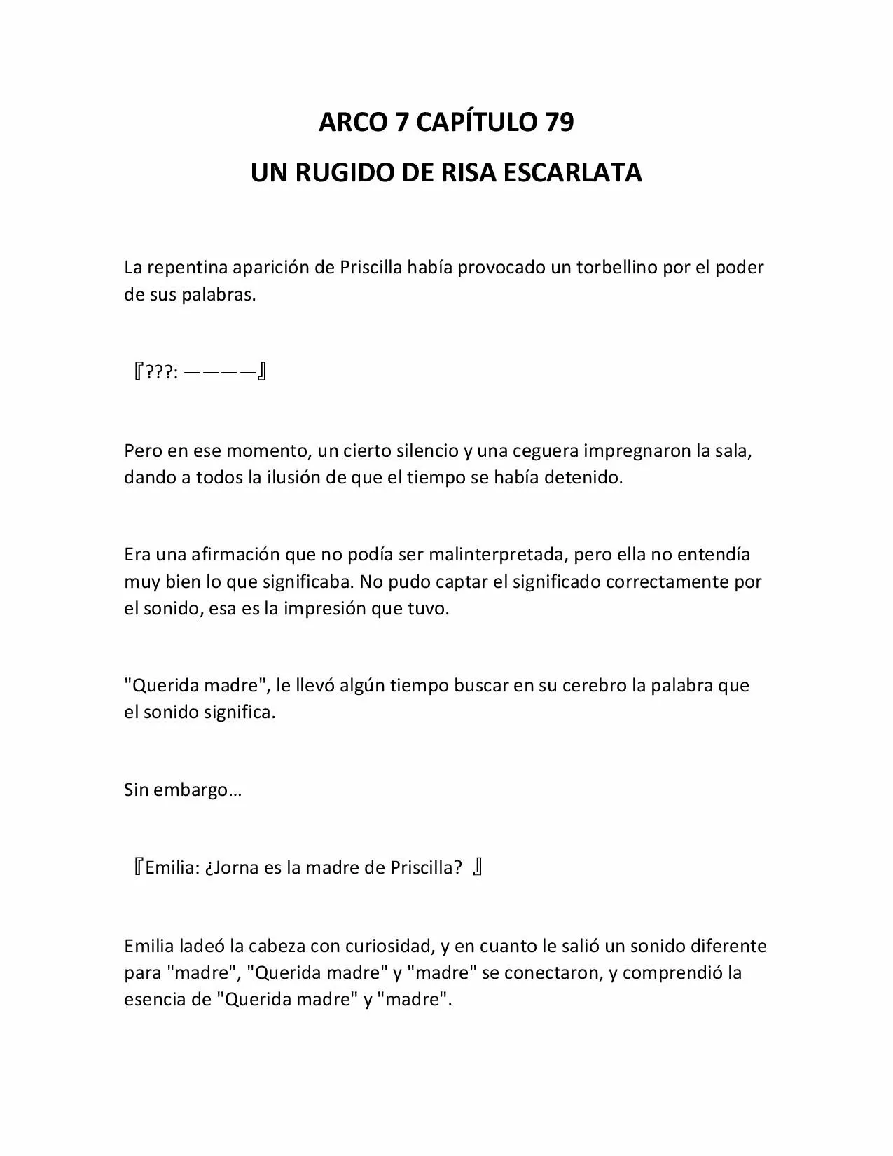 Página 1 del Manga