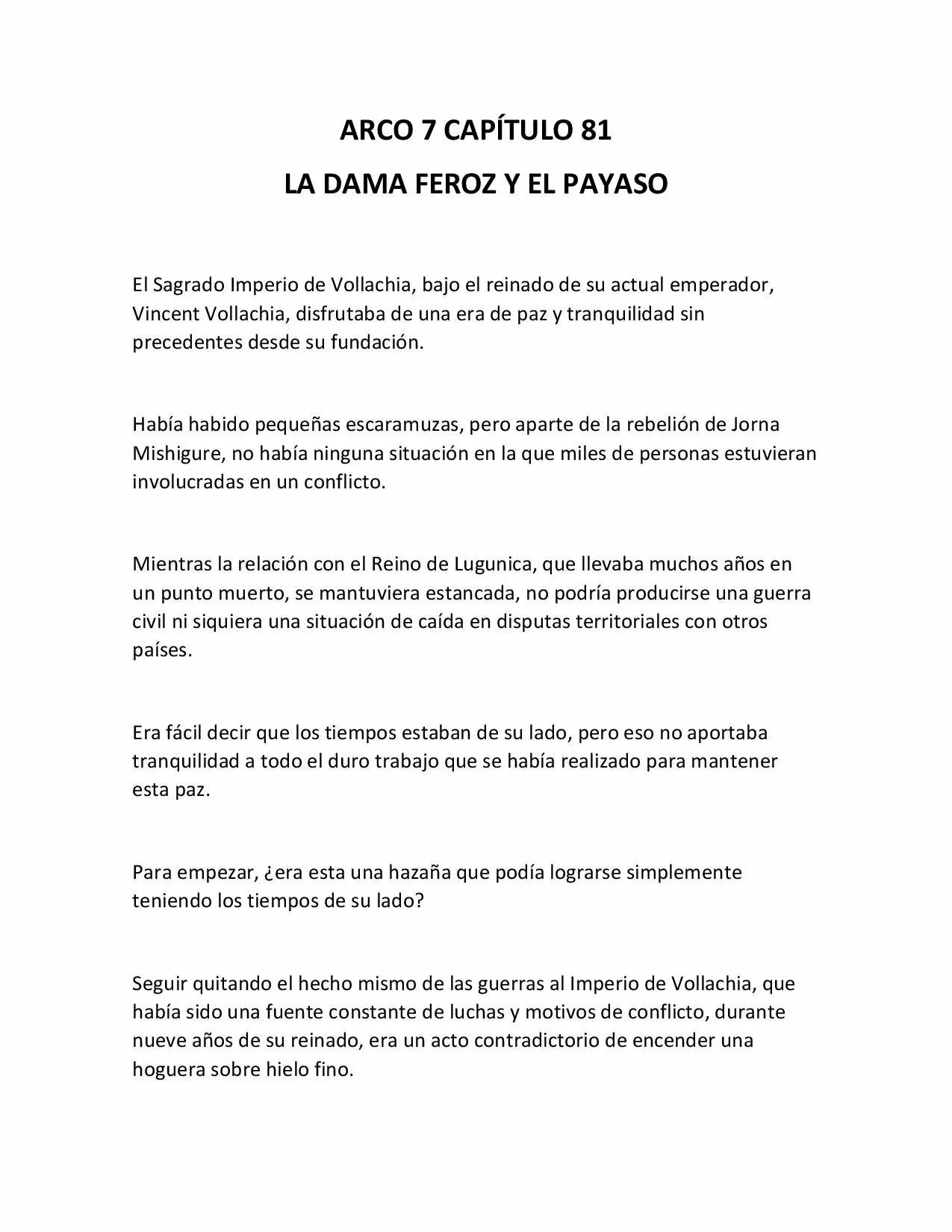 Página 1 del Manga