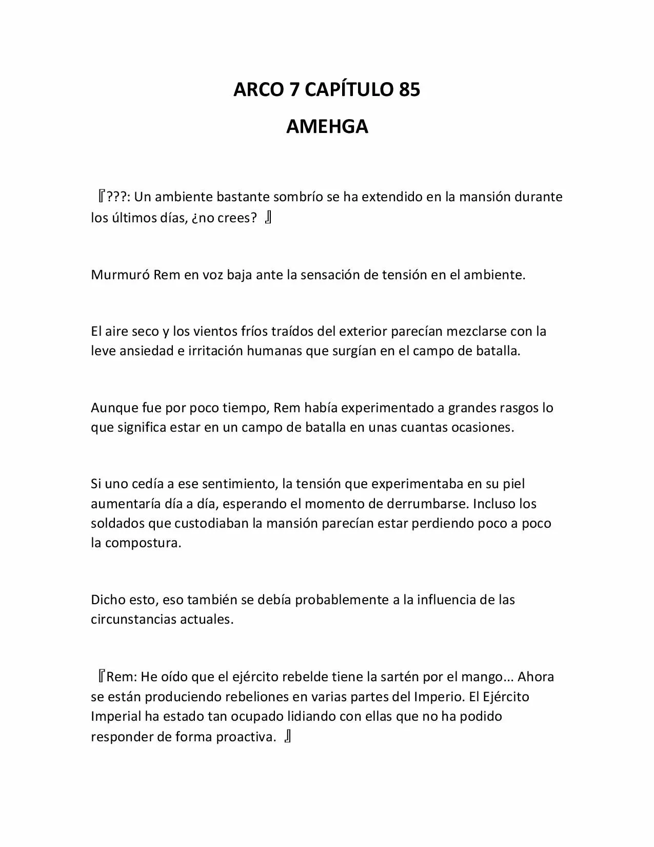 Página 1 del Manga