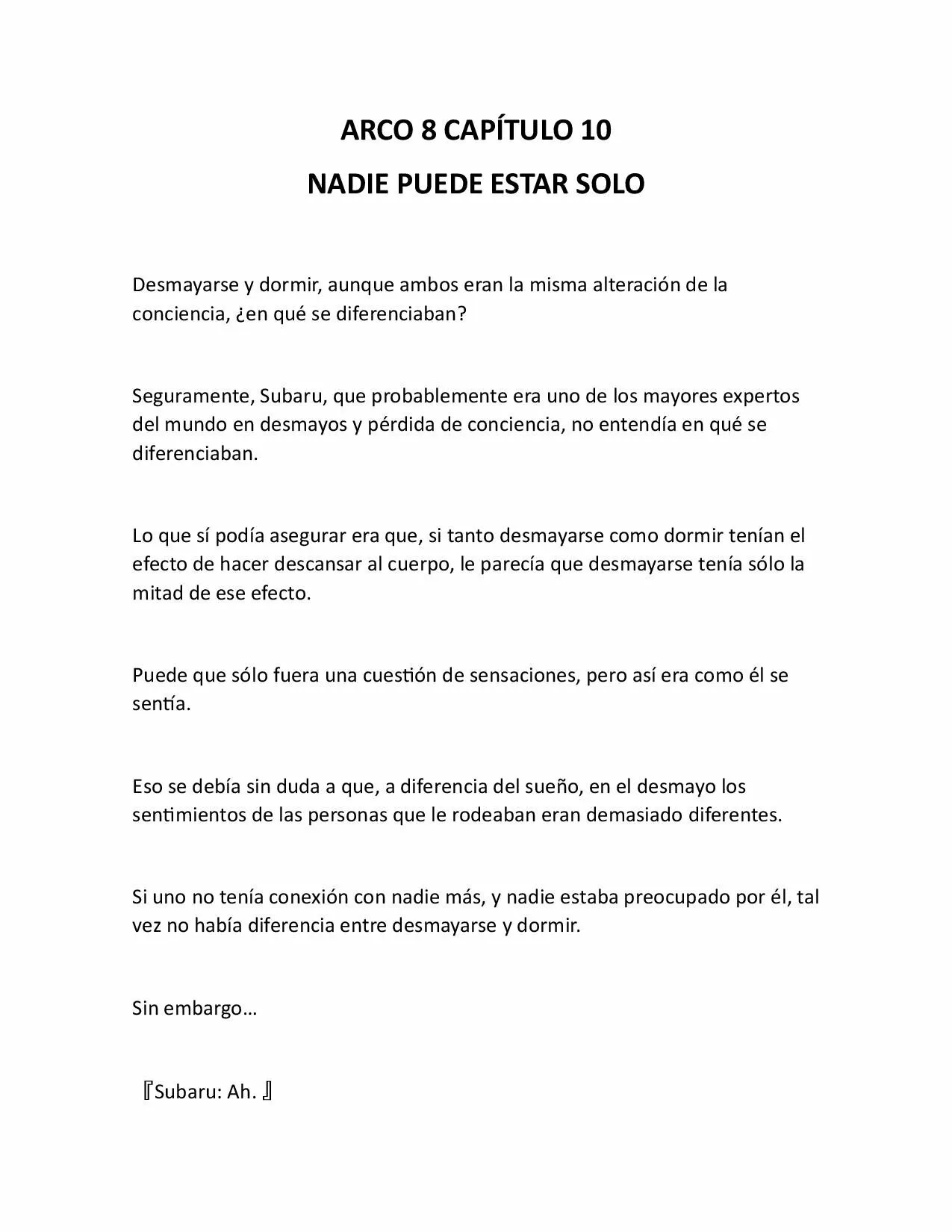 Página 1 del Manga