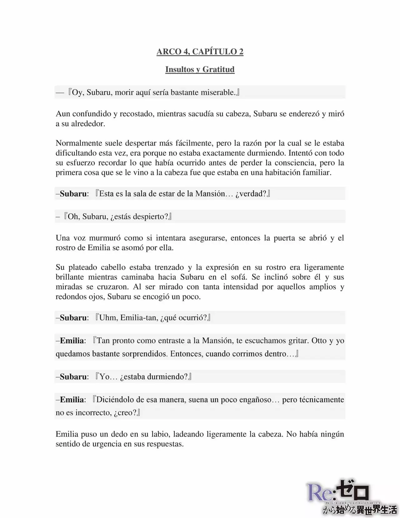 Página 2 del Manga