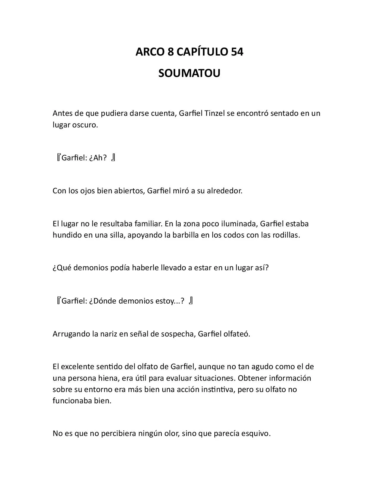 Página 1 del Manga