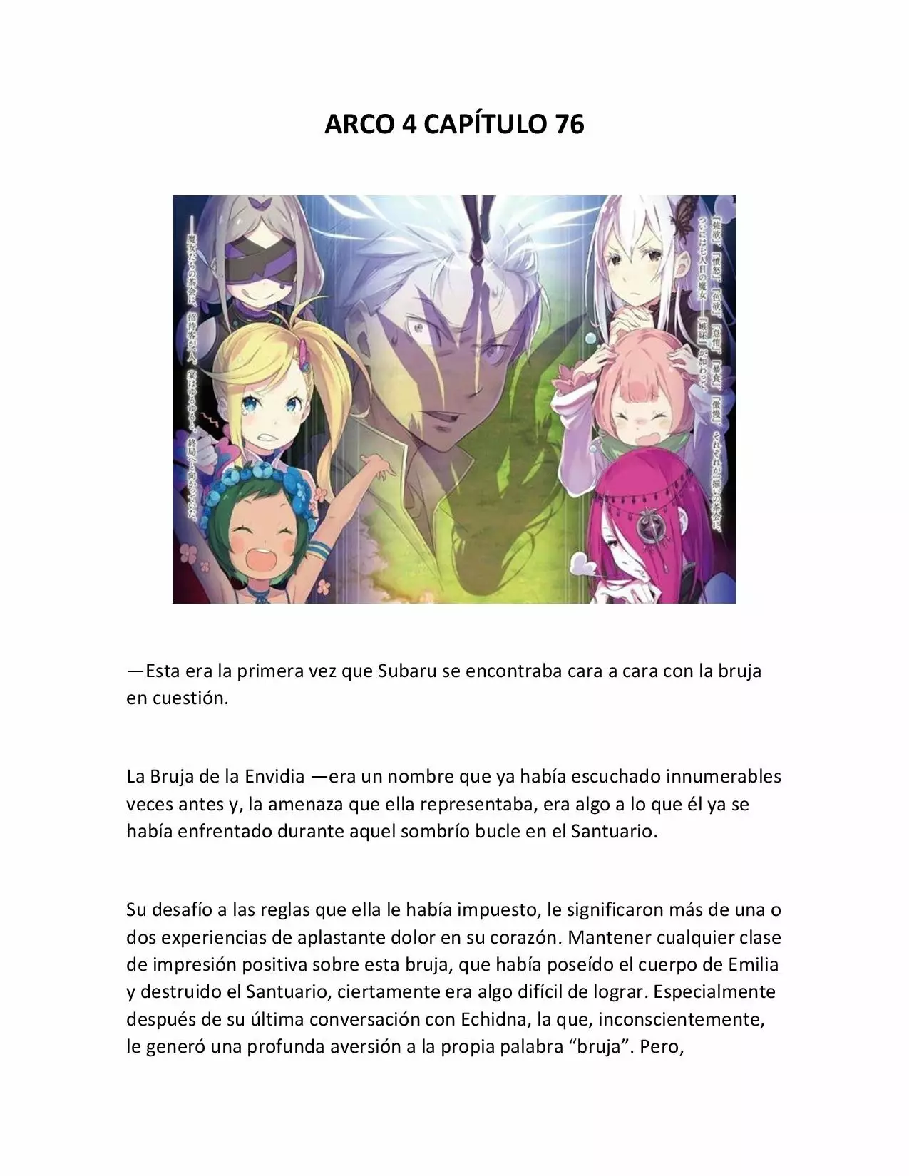 Página 1 del Manga