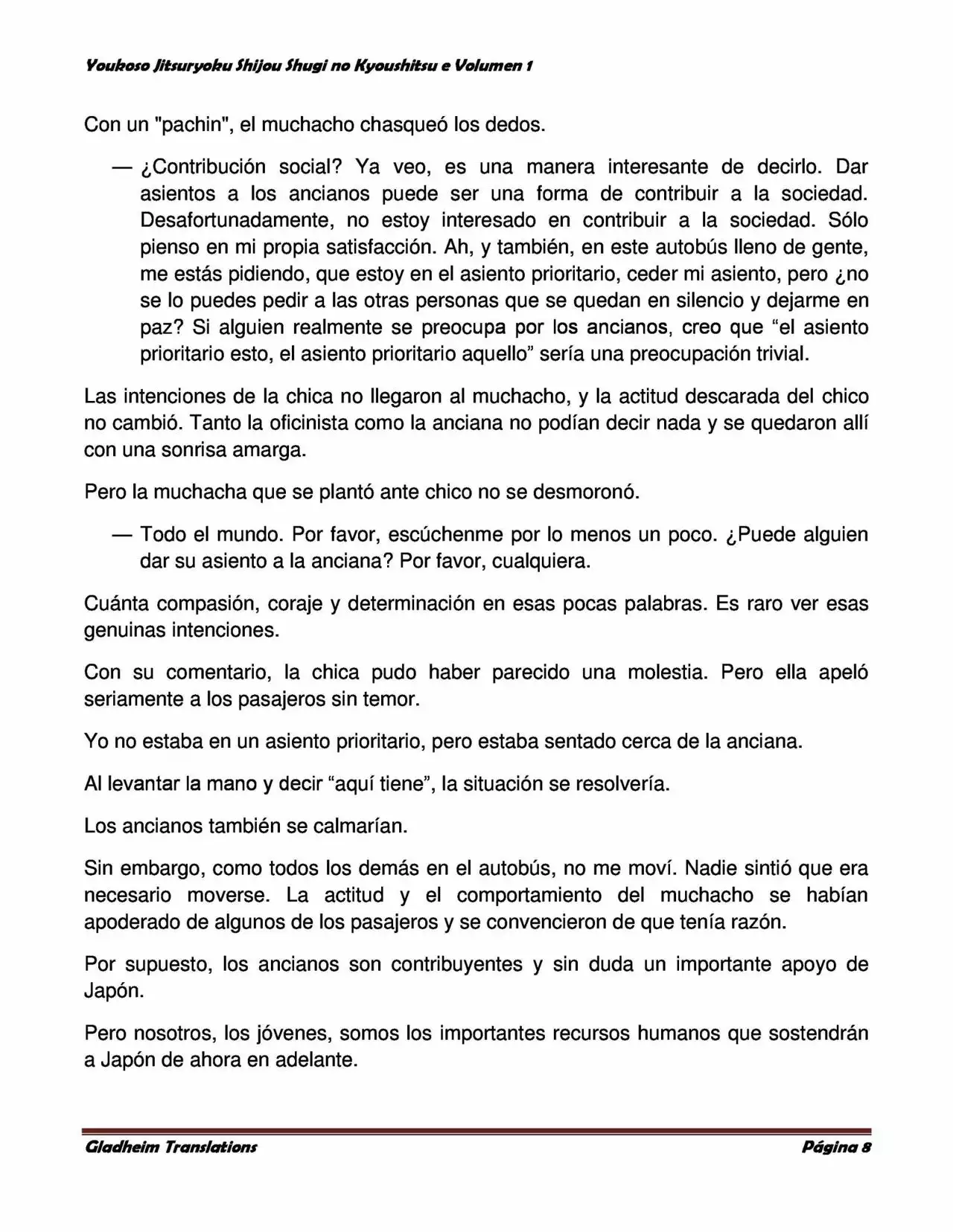 Página 8 del Manga