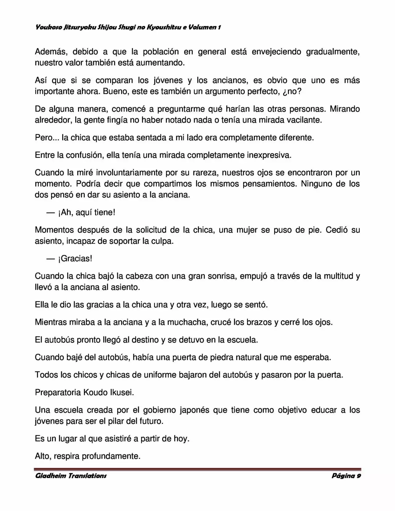 Página 9 del Manga