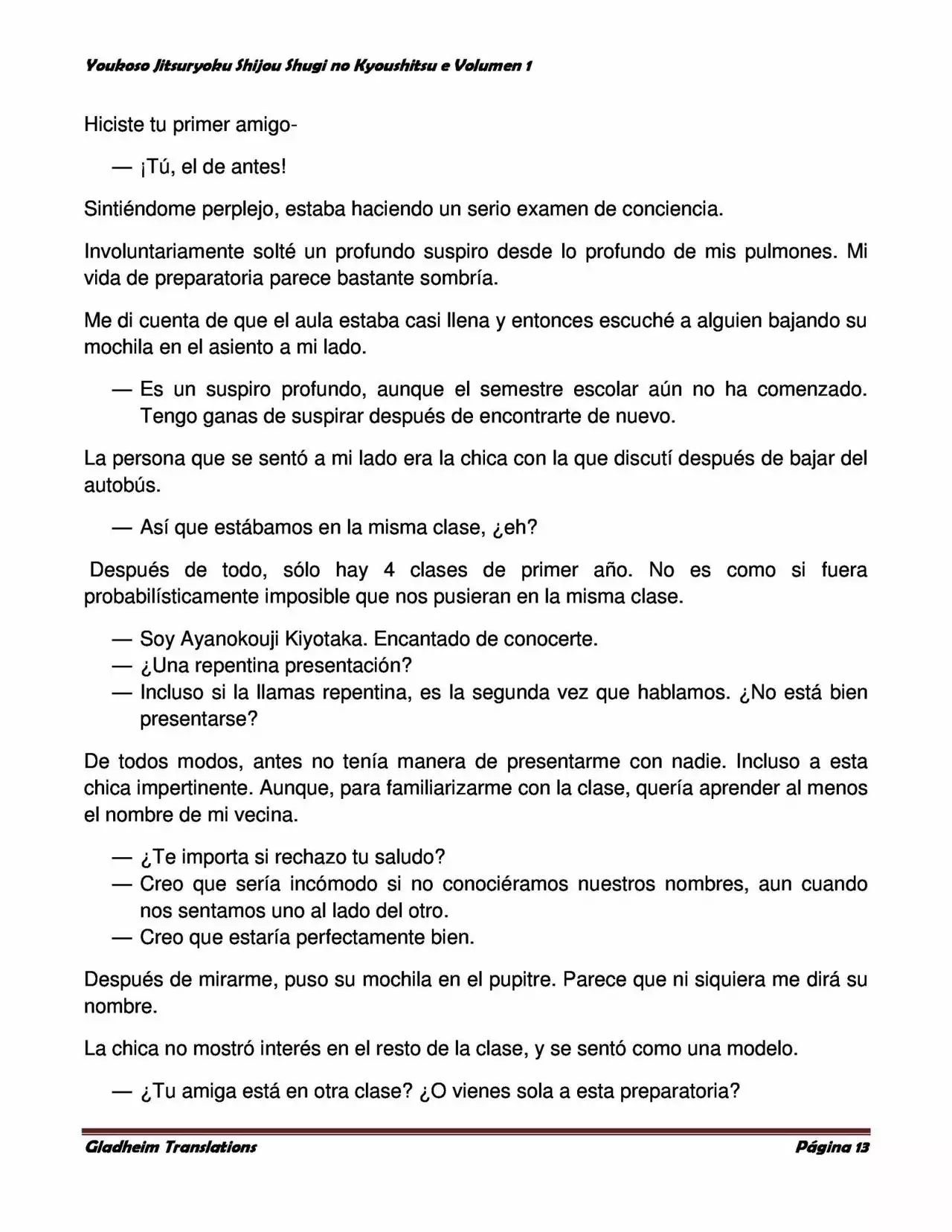 Página 13 del Manga