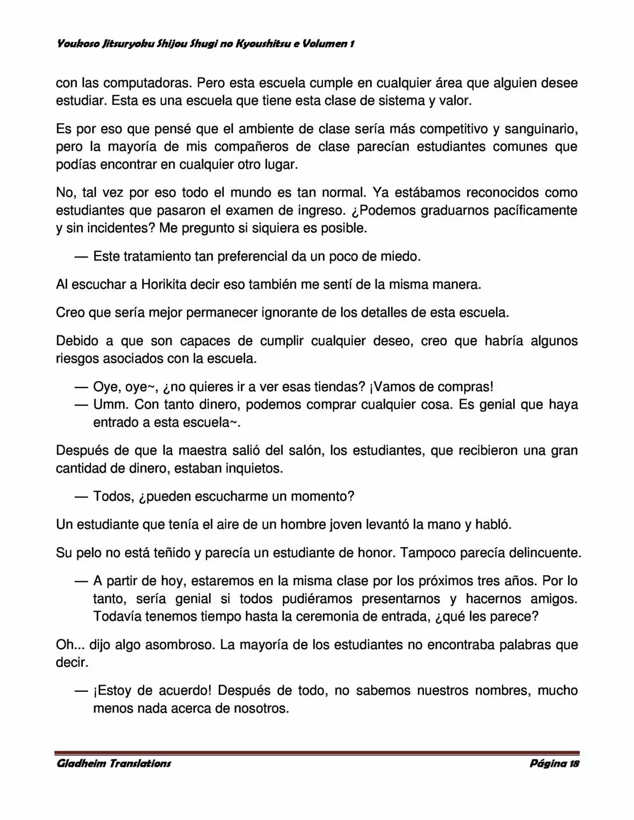 Página 18 del Manga