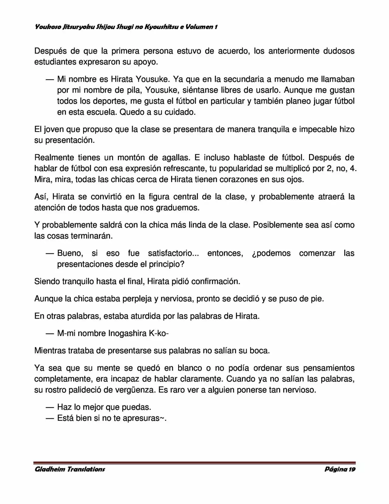 Página 19 del Manga