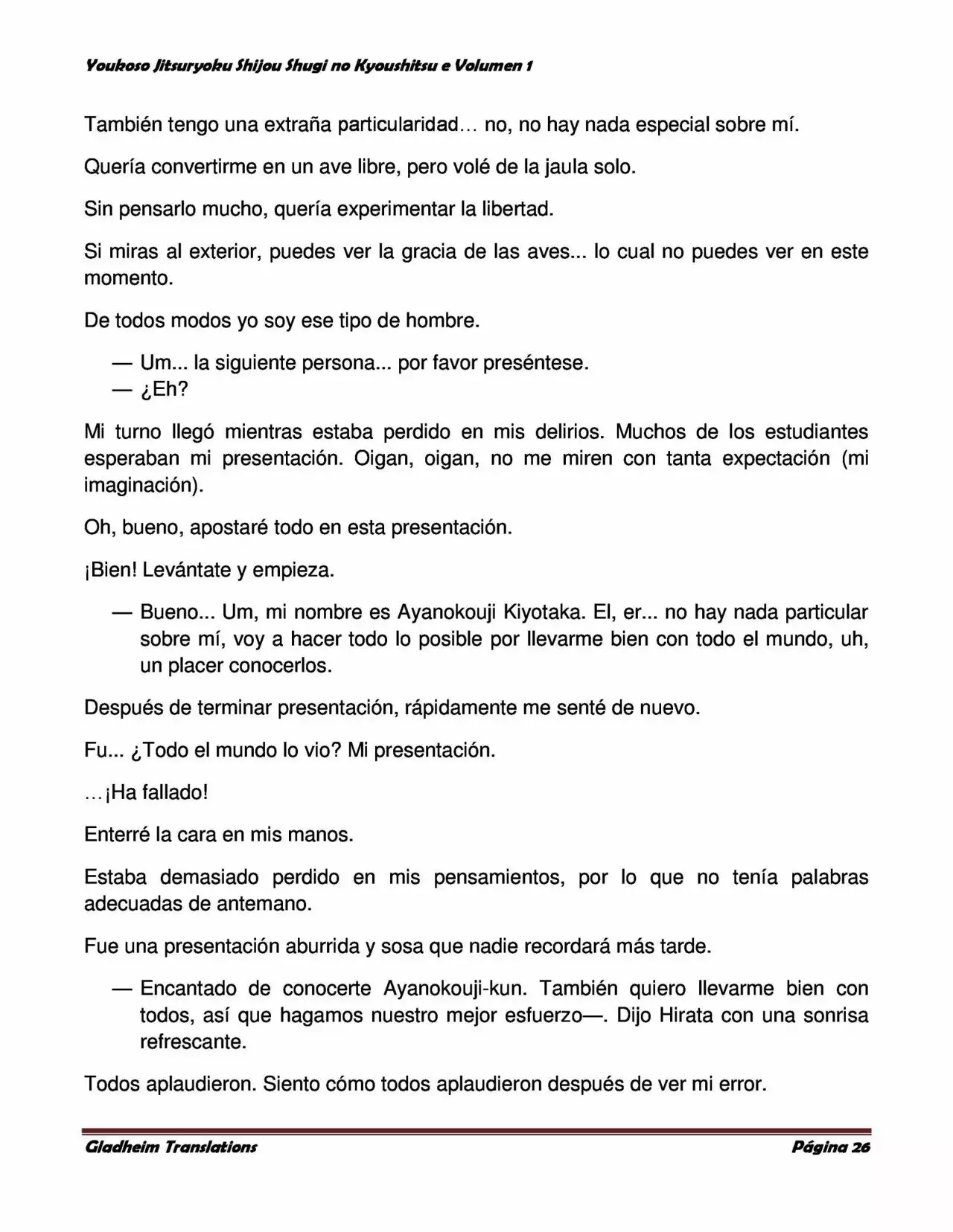 Página 26 del Manga