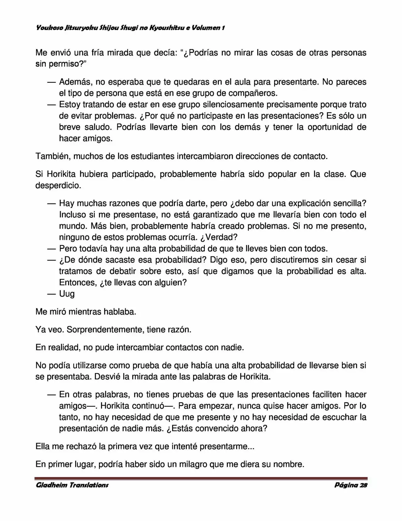 Página 28 del Manga