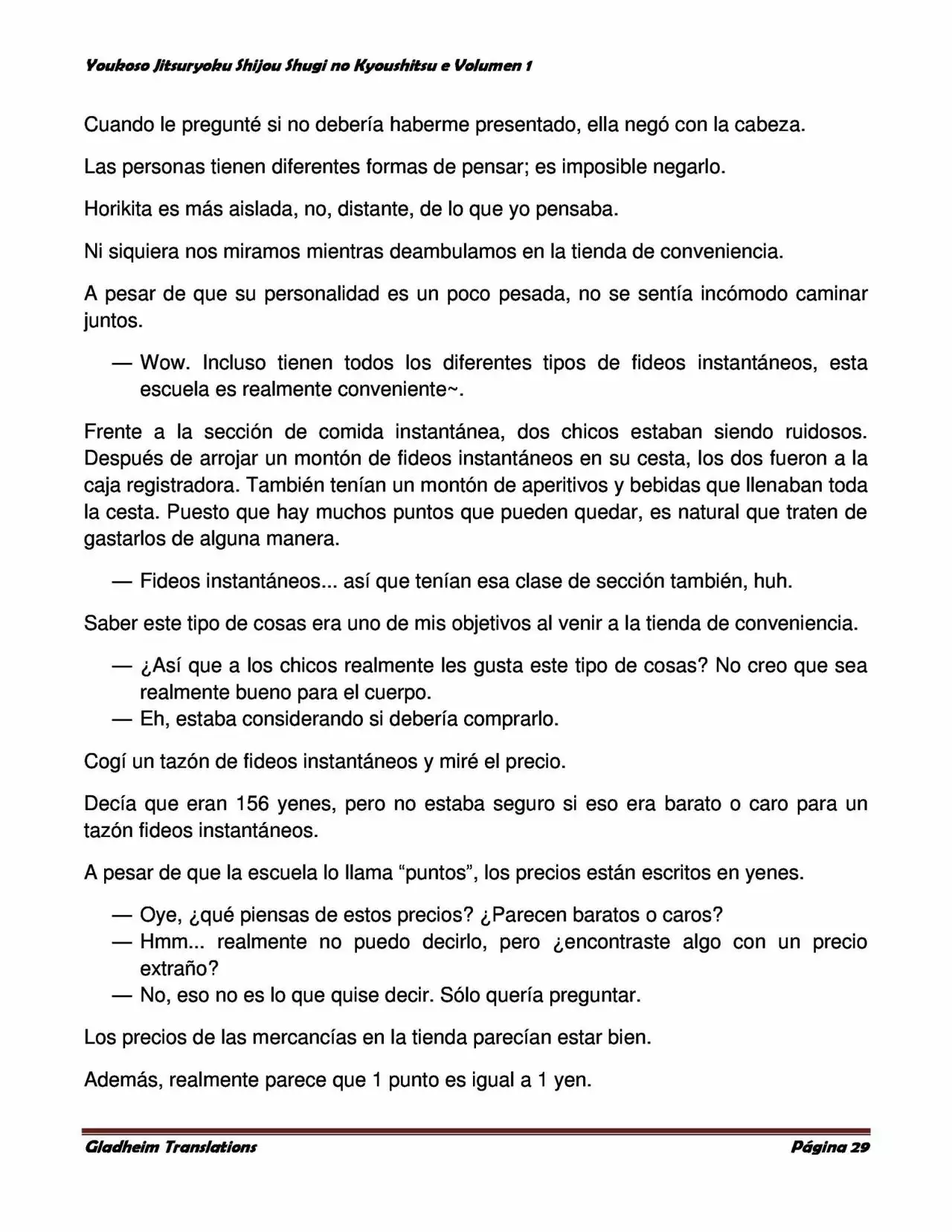 Página 29 del Manga