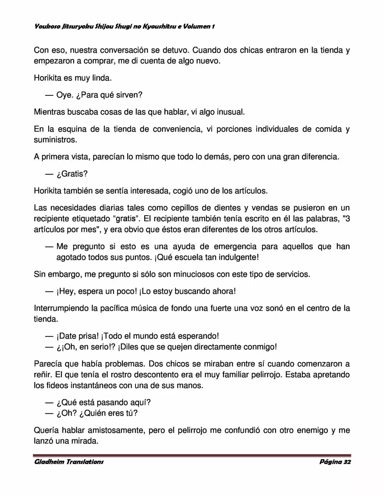 Página 32 del Manga
