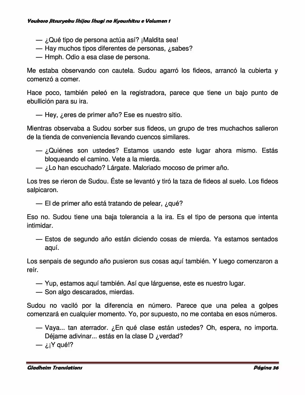 Página 36 del Manga