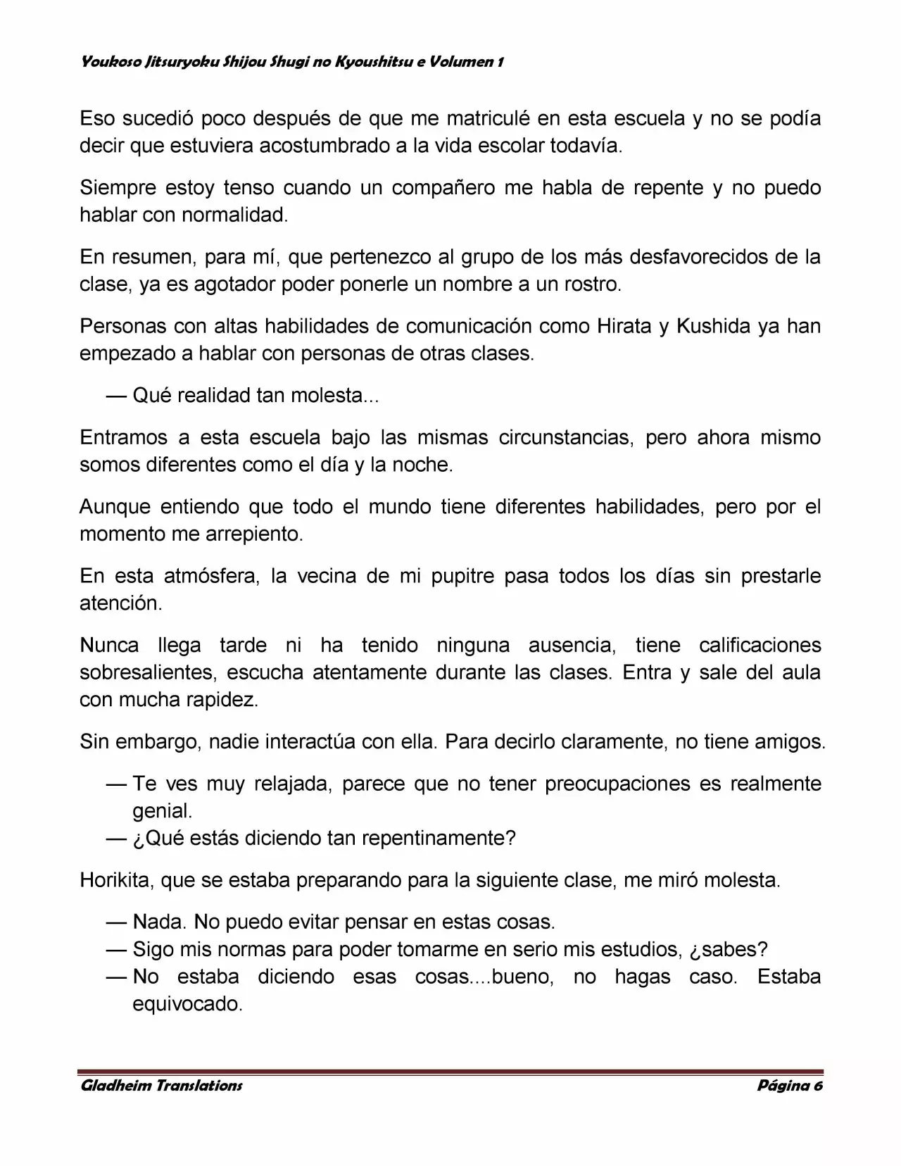 Página 6 del Manga